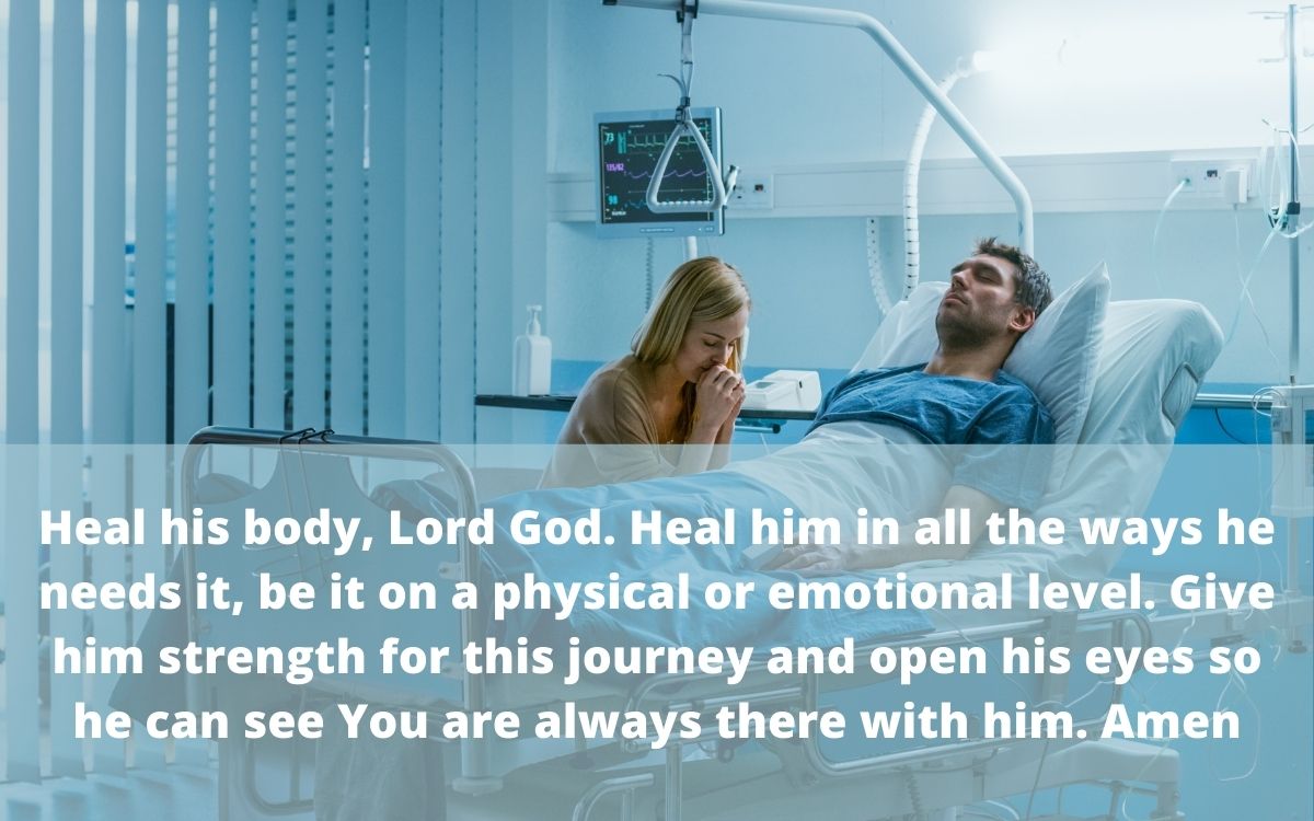 How Do You Pray To A Sick Person In The Hospital