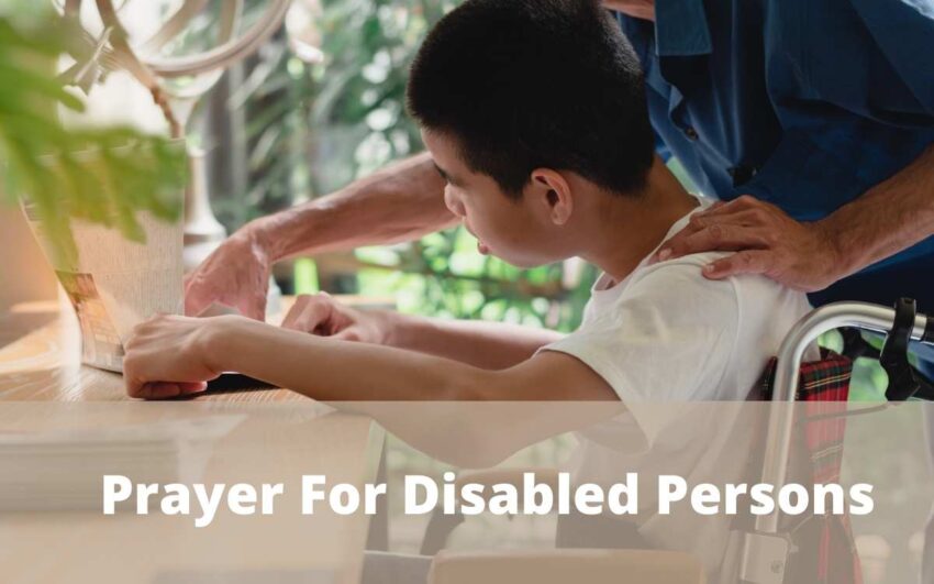 Prayer For Disabled Persons: 10 Example Included