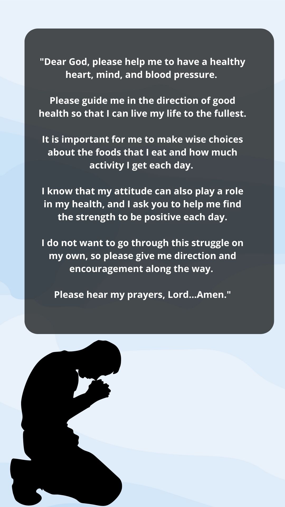 Prayer For my High Blood Pressure Sample 6