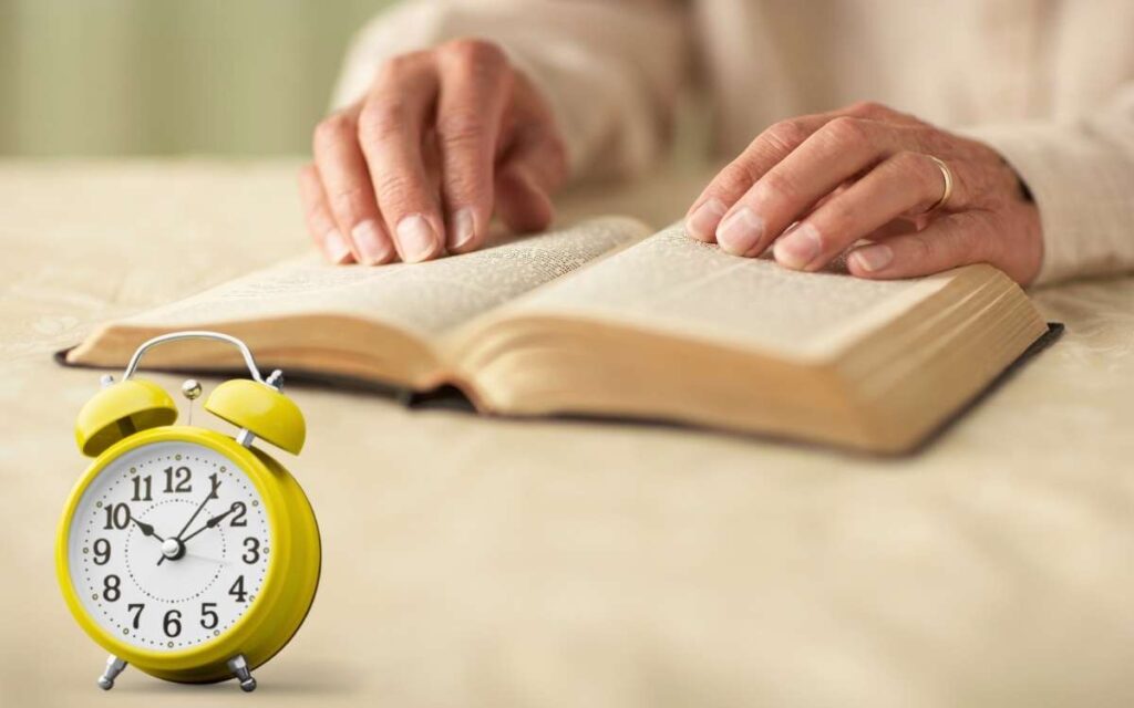 Set aside time each day to read