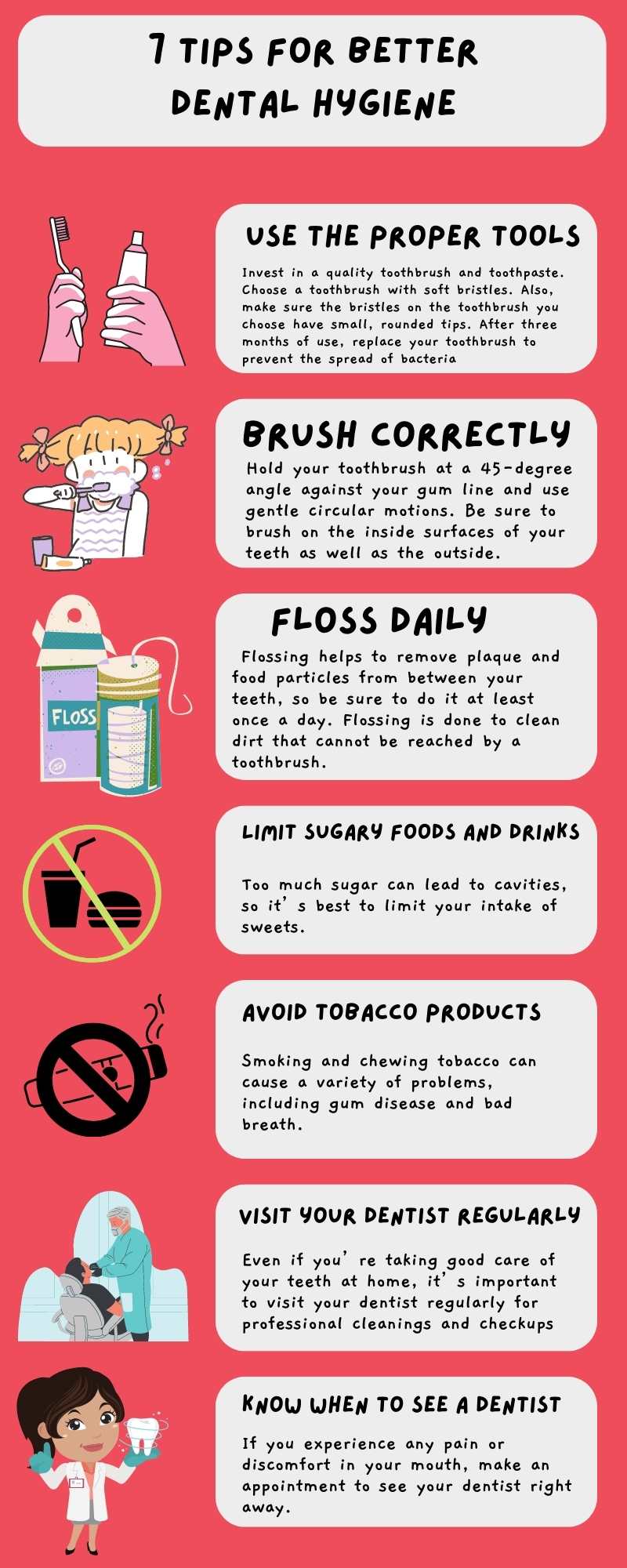 7 Tips For Better Dental Hygiene