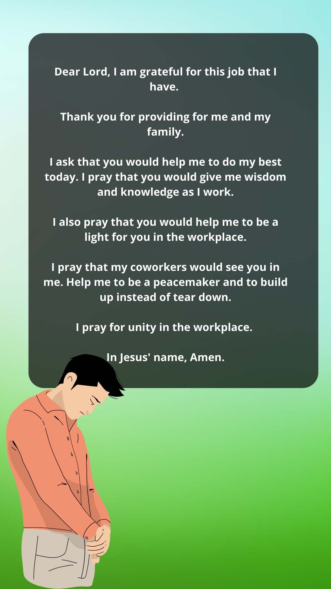 Prayer for a Day At Work 4