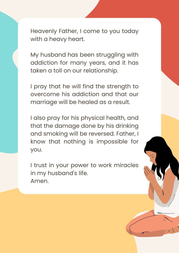 Prayer For My Husband To Stop Drinking And Smoking
