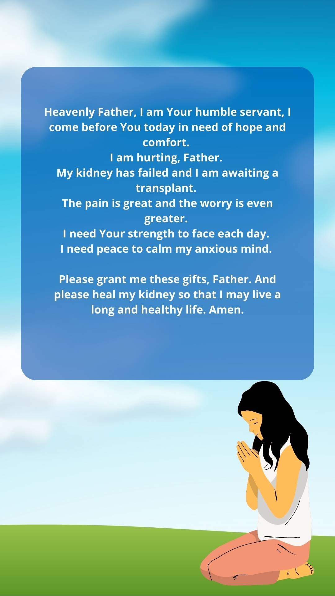 Prayer For My Kidney Healing 2
