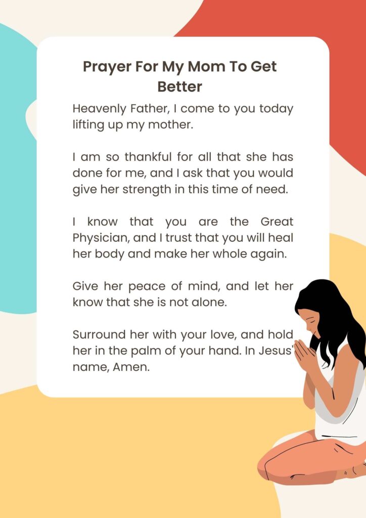 Prayer For My Mom To Get Better
