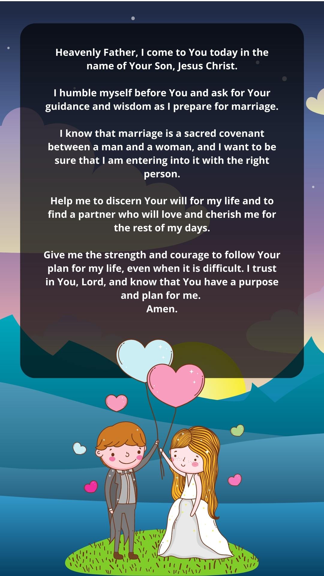 Prayer For Marriage Preparation 2