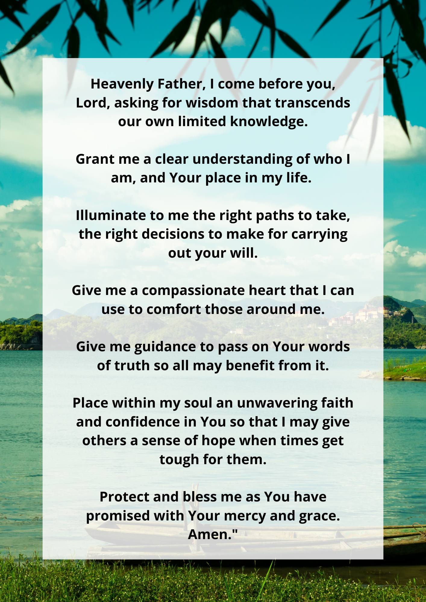 Prayer For Wisdom Knowledge And Understanding: Purpose and Clarity