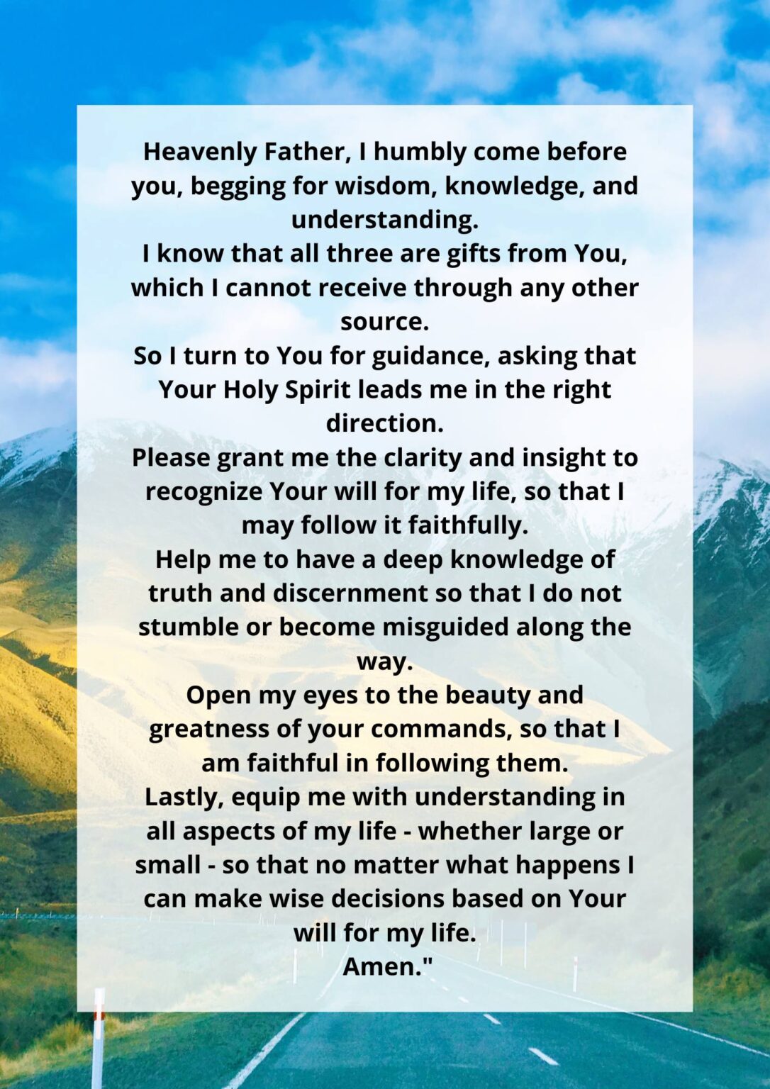 Prayer For Wisdom Knowledge And Understanding: Purpose and Clarity