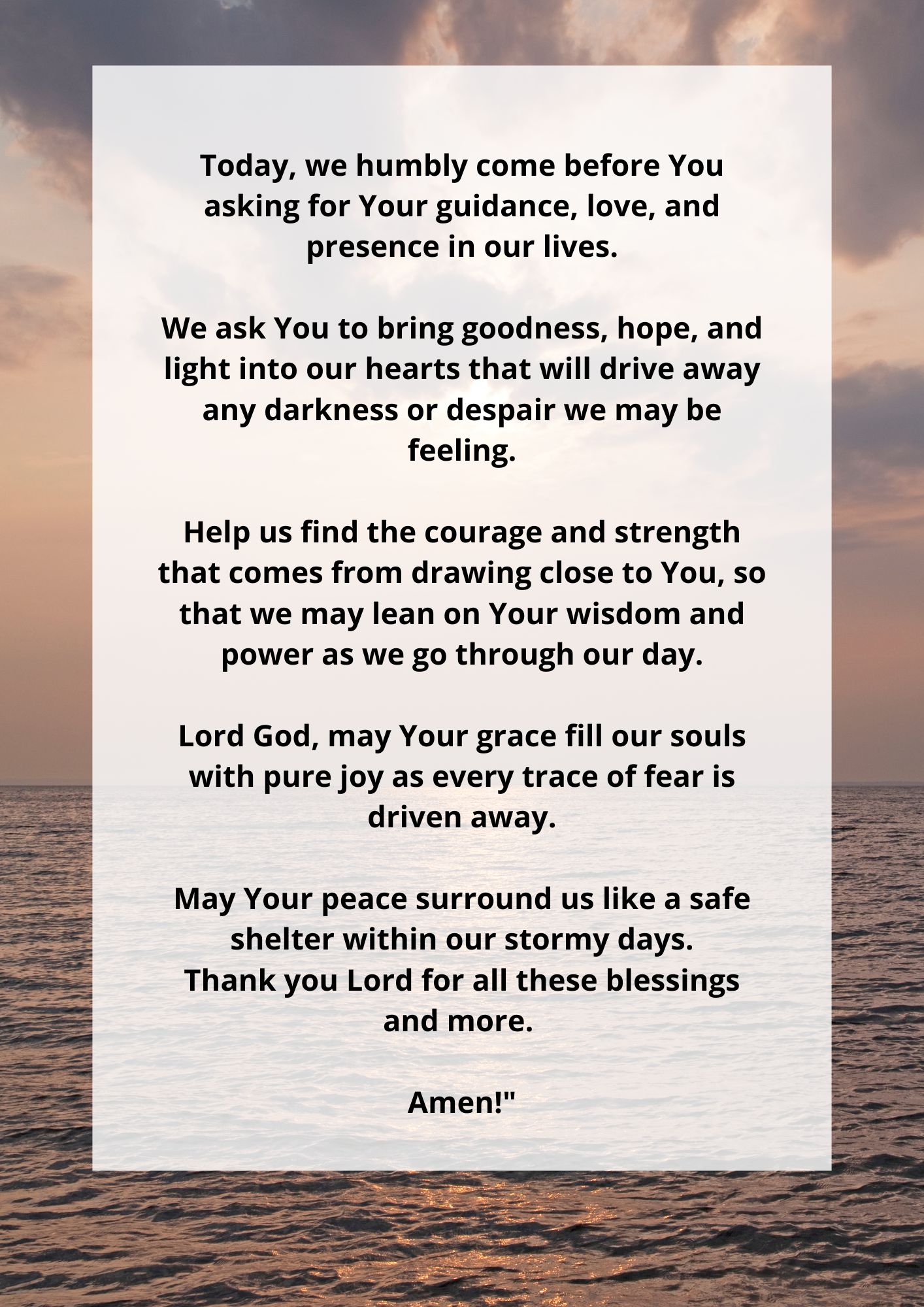 Uplifting Prayer For Today: Good Prayer To Start The Day