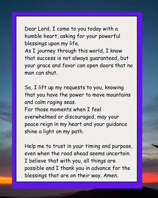Powerful Prayers For Success in Life